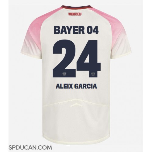 Muški Nogometni Dres Bayer Leverkusen Aleix Garcia #24 Gostujuci 2025-26 Kratak Rukav